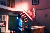 This image released by A24 shows Tony Revolori, left, and Robert Pattinson in a scene from 