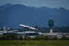 An Air Canada Airbus A220-300 aircraft takes off from Vancouver International Airport, in Richmond, B.C., on Friday, July 31, 2026. THE CANADIAN PRESS/Darryl Dyck