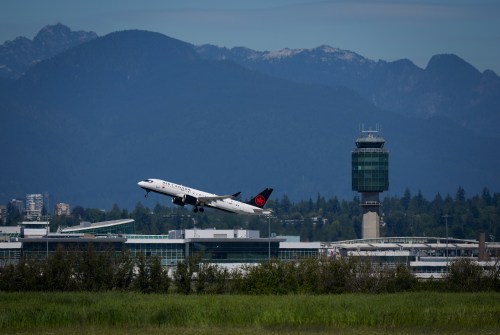 An Air Canada Airbus A220-300 aircraft takes off from Vancouver International Airport, in Richmond, B.C., on Friday, July 31, 2026. THE CANADIAN PRESS/Darryl Dyck