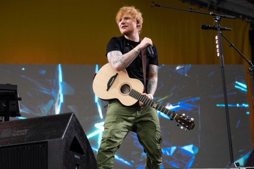 FILE - Ed Sheeran performs at the 2023 New Orleans Jazz & Heritage Festival in New Orleans on April 29, 2023. (Photo by Amy Harris/Invision/AP, File)