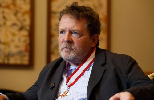 Actor Michael J. Fox speaks during an interview after being invested as a companion of the Order of Canada at Rideau Hall in Ottawa, Friday, Oct. 2, 2026. THE CANADIAN PRESS/ Patrick Doyle