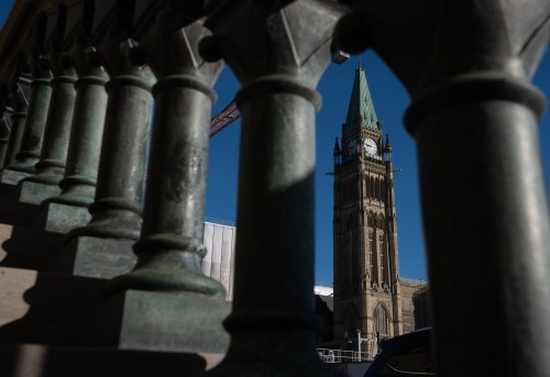 The Peace tower is seen on Parliament Hill in Ottawa, Monday, Sept. 21, 2026. Parliament resumes today following the summer recess. THE CANADIAN PRESS/Adrian Wyld