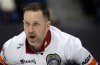 Newfoundland and Labrador skip Brad Gushue calls to his teammates during a playoff game at the Montana's Brier in St. John's, N.L., on March 7, 2026. THE CANADIAN PRESS/Paul Daly