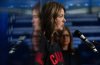Alberta Premier Danielle Smith speaks during the announcement of the 2028 World Cup of Hockey being hosted in Alberta, in Edmonton on Monday, March 16, 2026. THE CANADIAN PRESS/Jason Franson