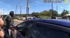 This image made from Immigration and Customs Enforcement (ICE) body camera footage shows an ICE officer stopping Wilber Rafael Garces Perez on Sunday, Sept. 20, 2026, in Austin, Texas. (Immigration and Customs Enforcement via AP)
