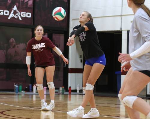 Payton McNish was the MCAC rookie of the year last season. She leads the Assiniboine College Cougars into their title defence beginning on Friday at home against CMU. (Thomas Friesen/The Brandon Sun)