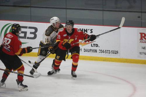 Waywayseecappo Wolverines Max Collyer is on pace to set career highs in points, goals and assists this year. (Rowan McCarthy/The Brandon Sun)
