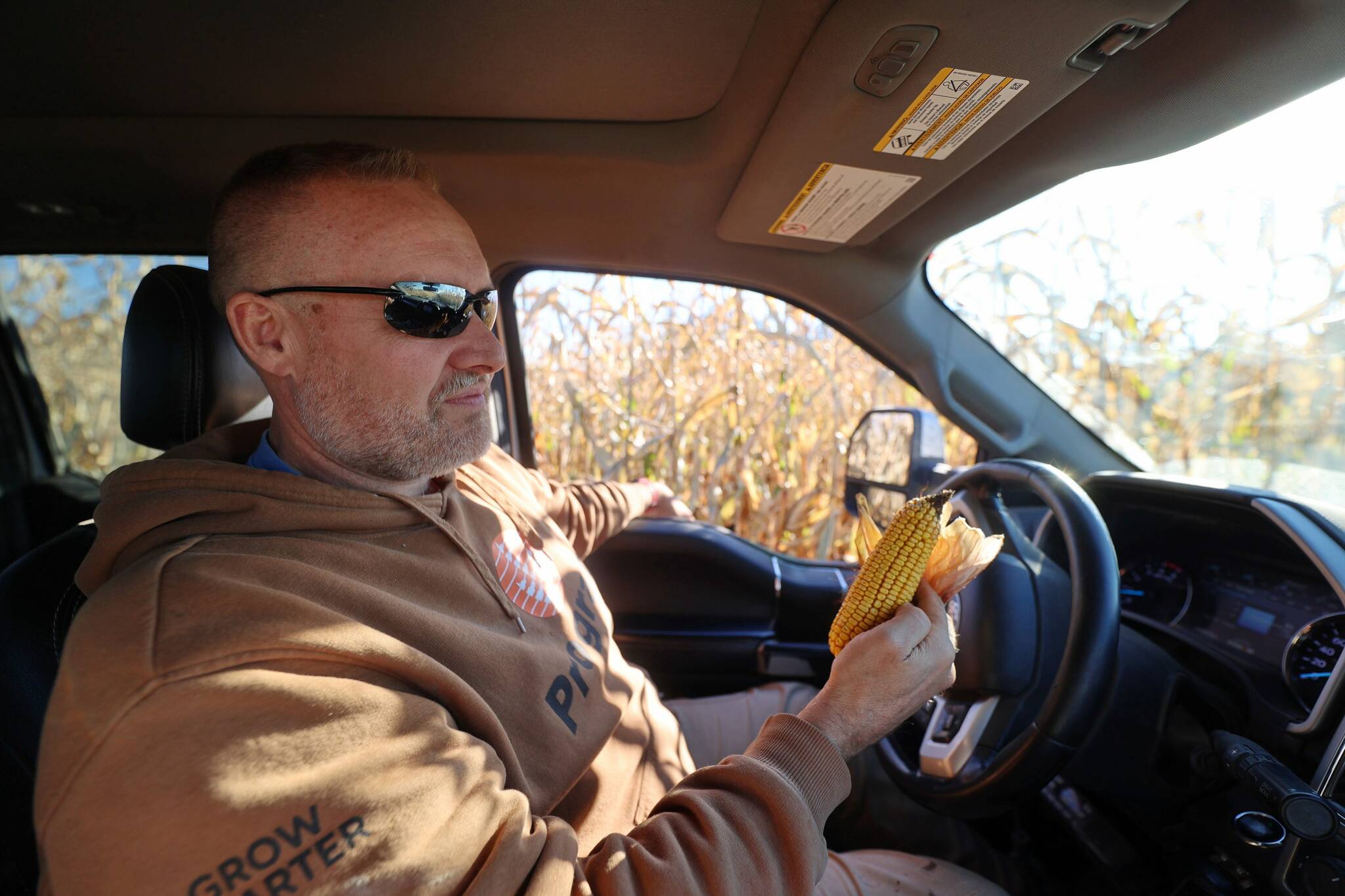 Corn yields look great despite tough farming year