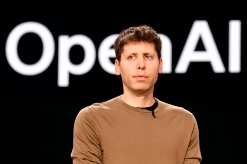 OpenAI CEO Sam Altman speaks during the Microsoft Build conference in Seattle in May 2024. Jay Timothy Dolmage examines the connection between AI, education and the dark history of measuring &lsquo;intelligence.&rsquo; (Tribune News Service files)