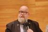Ward 4 incumbent Shaun Cameron makes his opening statement during the debate. (Matt Goerzen/The Brandon Sun)