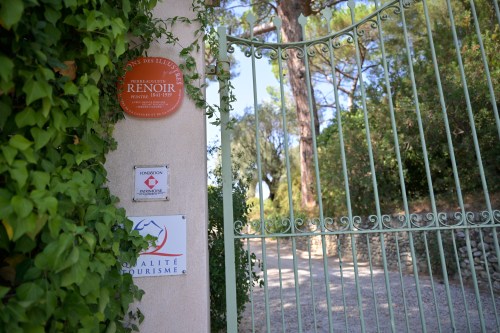 FILE - The entrance of the Renoir Museum is pictured after thieves stole four valuable Renoir paintings, in Cagnes-sur-Mer, Tuesday, Sept. 8, 2026. (AP Photo/Philippe Magoni, file)