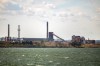 Stelco's steel plant in Hamilton is pictured from across the Hamilton Harbour in Burlington, Ont., on Friday, Oct. 9, 2026. THE CANADIAN PRESS/Nick Iwanyshyn