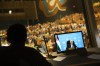 Palestinian President Mahmoud Abbas speaks via pre-recorded video after being denied a visa to attend in person during the 81st session of the United Nations General Assembly at United Nations headquarters, Thursday, Sept. 24, 2026. (AP Photo/Heather Khalifa)