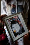 Christie Zebrasky, whose daughter Eishia Hudson was shot dead by police on April 8, 2020, holds a photo of her daughter in Winnipeg, Friday, December 11, 2020.  THE CANADIAN PRESS/John Woods