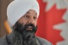 Canada's Secretary of State for International Development Randeep Sarai speaks during an interview with The Associated Press in Beirut, Lebanon, Tuesday, Aug. 18, 2026. (AP Photo/Bilal Hussein)