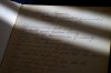 The handwritten manuscript for 