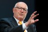 U.S. Ambassador to Canada Pete Hoekstra speaks during a fireside chat at the SpaceBound 2026 Conference in Gatineau, Que., on Tuesday, Oct. 20, 2026. THE CANADIAN PRESS/Keito Newman