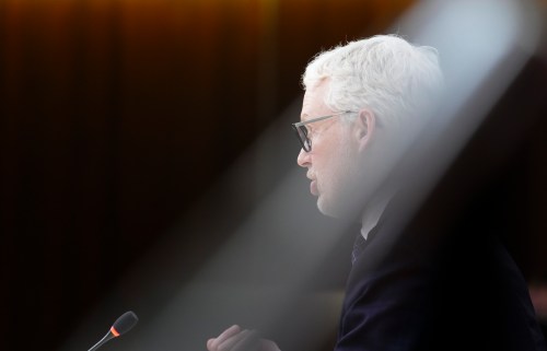 Privacy Commissioner of Canada Philippe Dufresne holds a press conference in Ottawa on Thursday, June 11, 2026. THE CANADIAN PRESS/Sean Kilpatrick