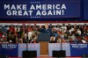 Mike Rogers, a Michigan Republican candidate for Senate, speaks during a campaign rally at McMorran Place Arena in Port Huron, Mich., Sunday, Oct. 25, 2026. (AP Photo/Duane Burleson)