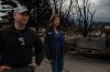 Lac Ste. Anne-Parkland member of the legislature Shane Getson,and Premier Danielle Smith tour Jasper, Alta., on Friday July 26, 2024. Wildfires encroaching into the townsite of Jasper forced an evacuation of the national park and destroyed over 300 of the town's approximately 1100 structures. THE CANADIAN PRESS/Amber Bracken