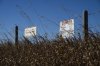 The burn area on CFB Wainwright south of the town Wainwright Alta., on Sunday, Oct. 18, 2026. Four people have been killed and numerous others injured. THE CANADIAN PRESS/John Ulan
