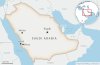 This is a locator map for Saudi Arabia with its capital, Riyadh. (AP Photo)